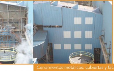 Trabajos verticales en cerramientos metálicos, cubiertas y fachadas