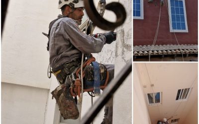 Pintura en Altura: Desafíos y Soluciones con Técnicas Verticales